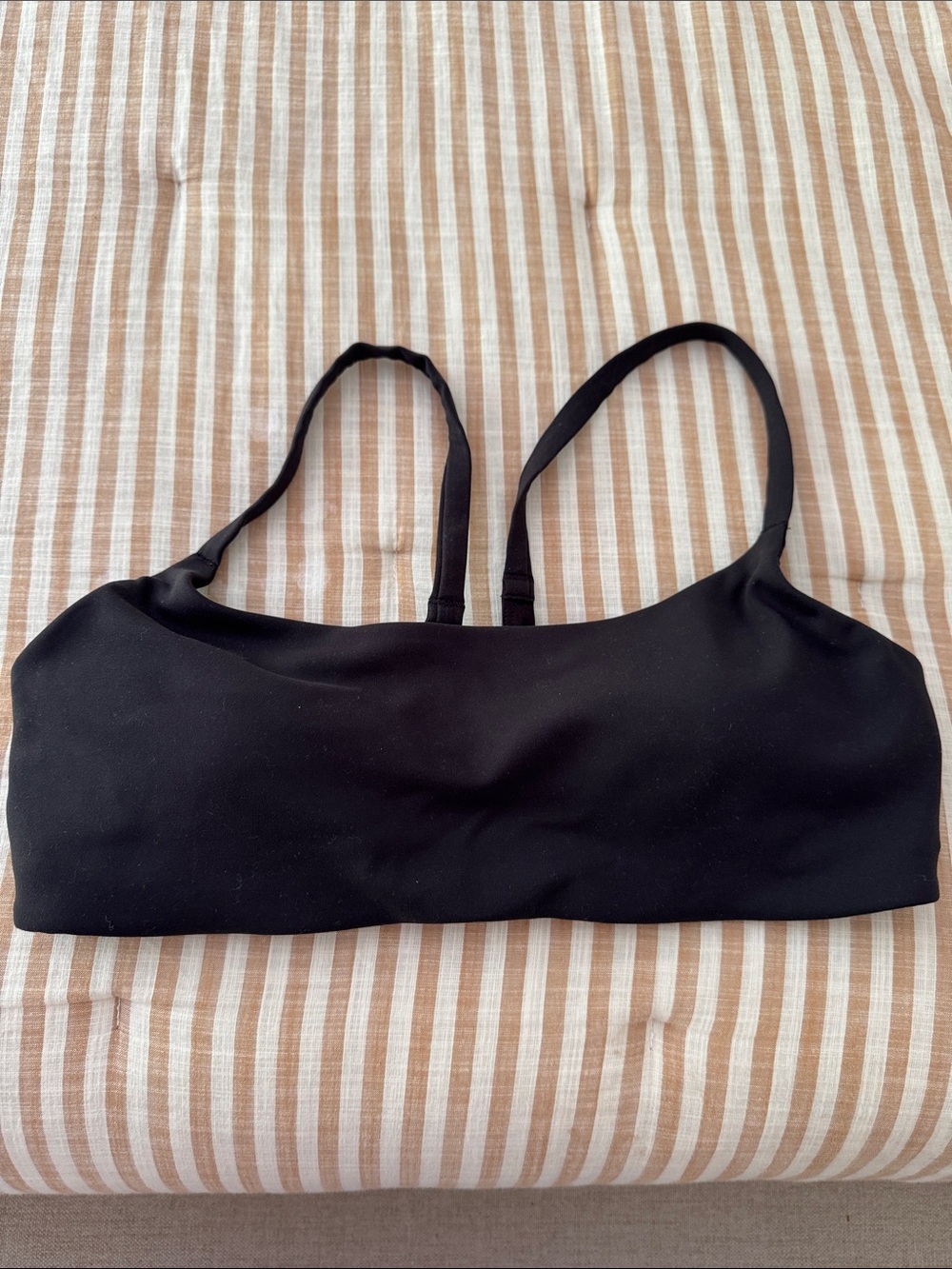 lululemon athletica Black Seamless Sports Bralette